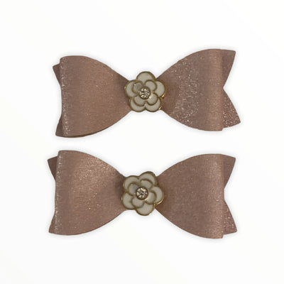 Camellia Glam Barrettes for Dogs by Bark Fifth Avenue, 1