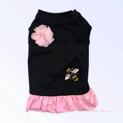 Chiffon Jeweled Bumble Bee Dog Dress by Bark Fifth Avenue - Pets Perfect