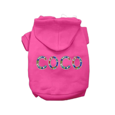 Coco Dog Hoodie - Rhinestone Applique Holiday Sweater for Dogs, Bark Fifth Avenue - Pets Perfect