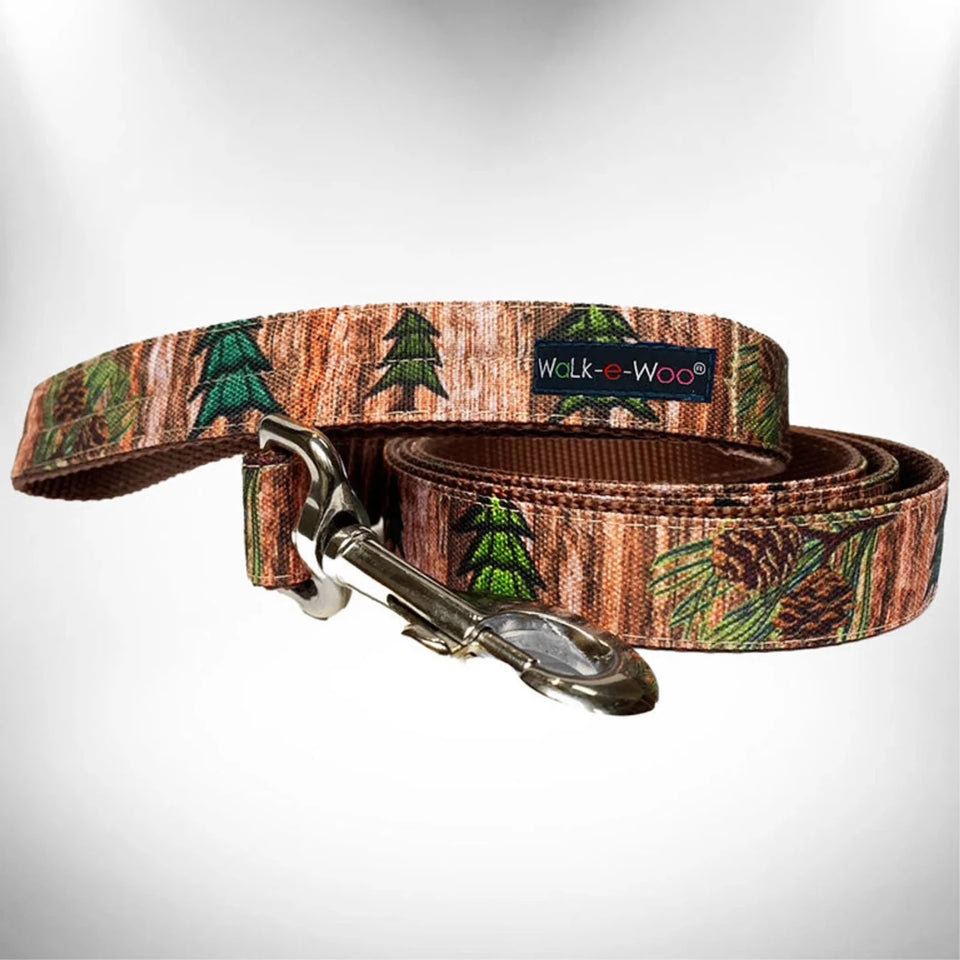 Walk-e-Woo Reversible Dog Bandana and Dog Leash - Athletic Fabric - Pets Perfect