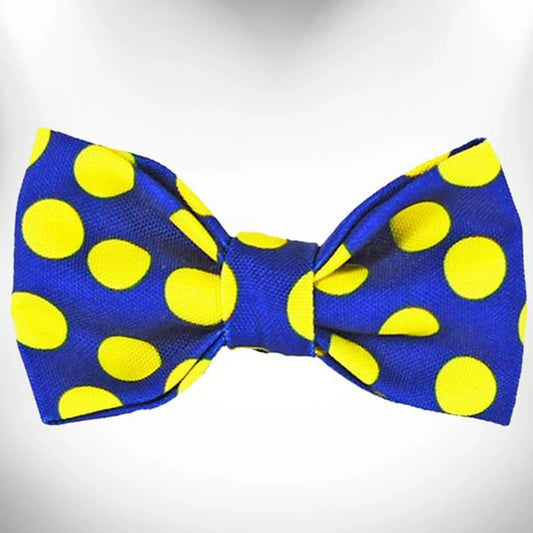 Polka Dot Dog Neon Bow Tie - Walk-e-Woo Bright Designer Dog Accessory