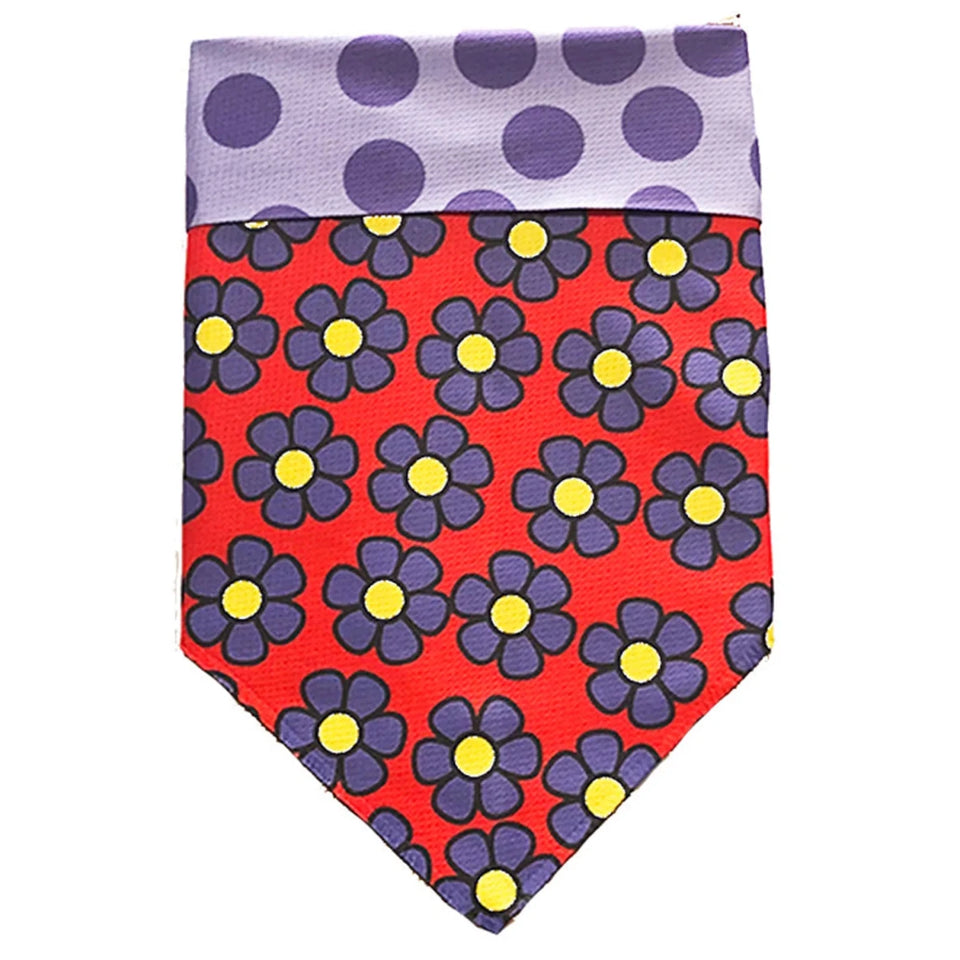 Walk-e-Woo Reversible Sport Dog Bandana - Athletic, Moisture-Wicking, Machine Washable - Pets Perfect