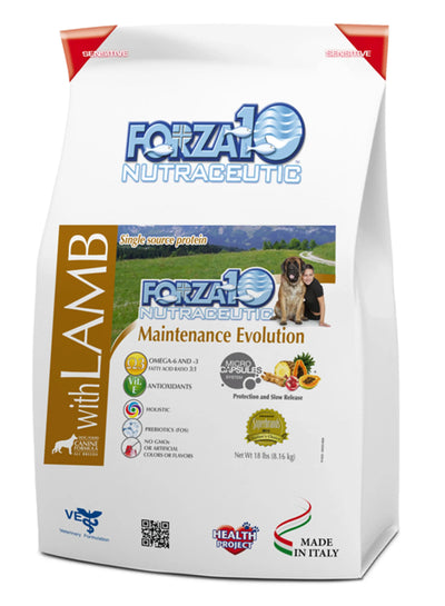 Forza10 Maintenance Evolution Lamb Dry Dog Food, 18-LB BAG