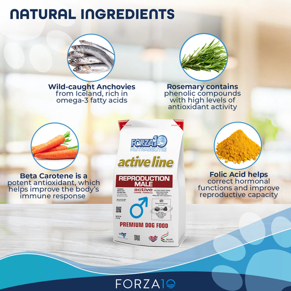 Forza10 Active Reproductive Male Diet Dry Dog Food, view 5