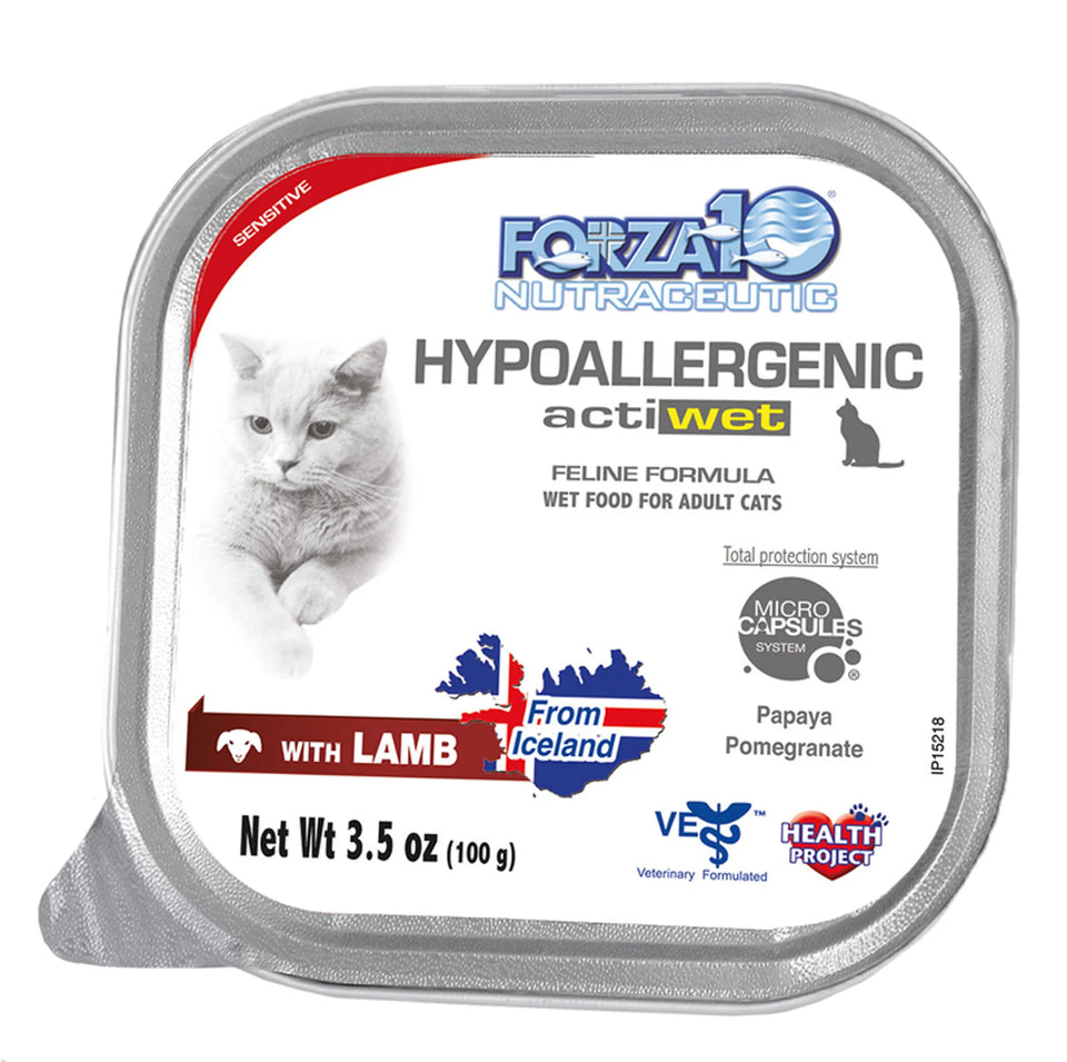 Forza10 Actiwet Hypoallergenic Canned Cat Food, 3.5-OZ/Pack of 32