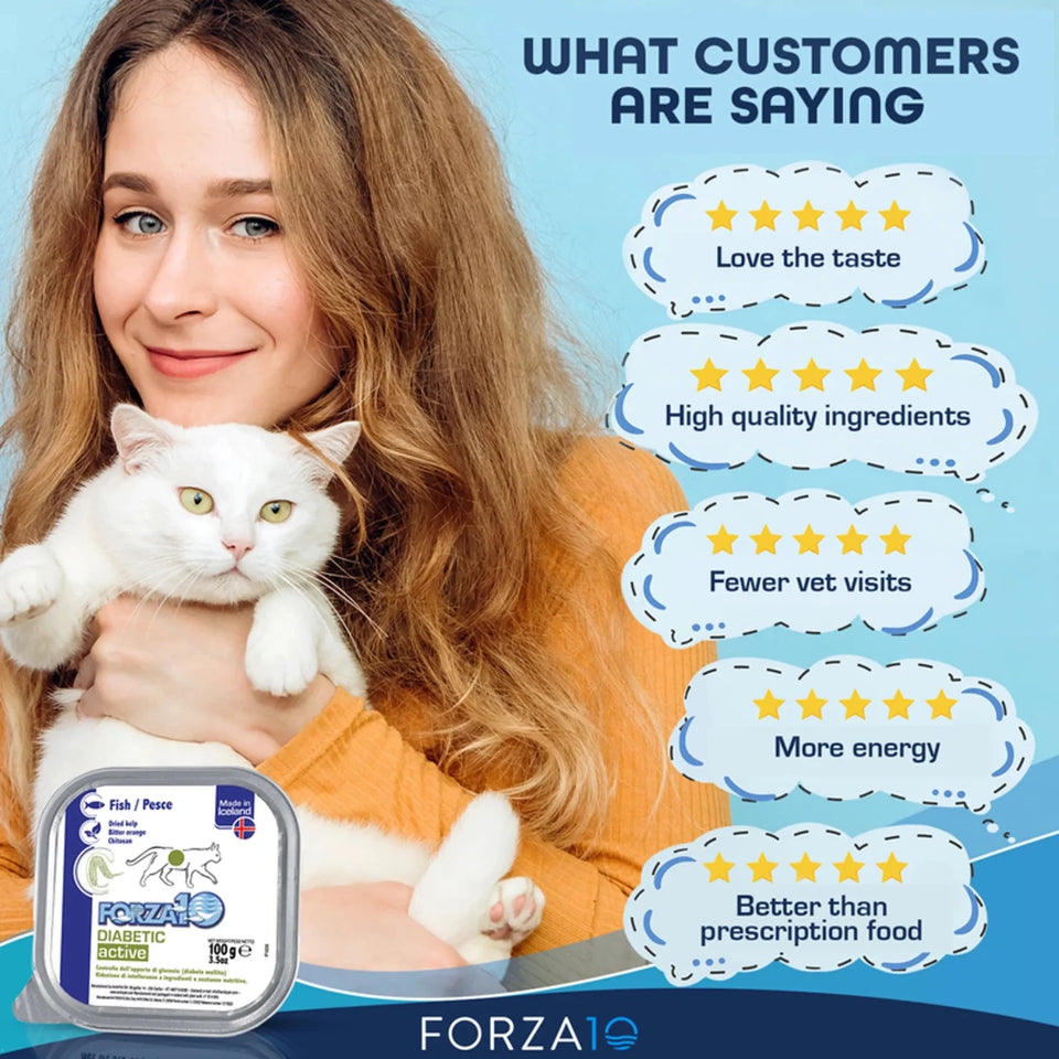 Forza10 ActiWet Diabetic Support Icelandic Fish Recipe Canned Cat Food - Pets Perfect