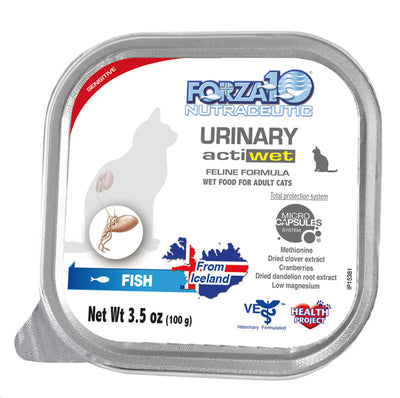 Forza10 Actiwet Urinary Support Icelandic Fish Recipe Canned Cat Food, 3.5-OZ/Pack of 32