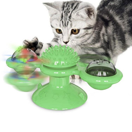 Suction Spin Feline Fun Toy