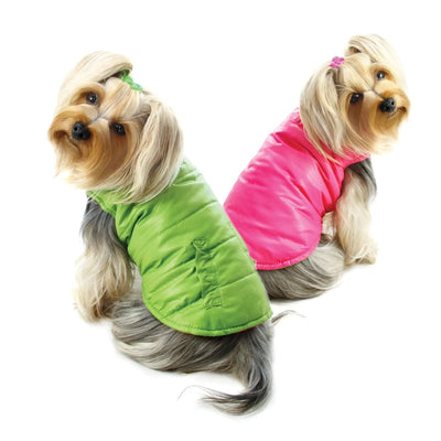 Reversible Parka Vest with Ruffle Trims for Dogs - Klippo Pet - Pets Perfect