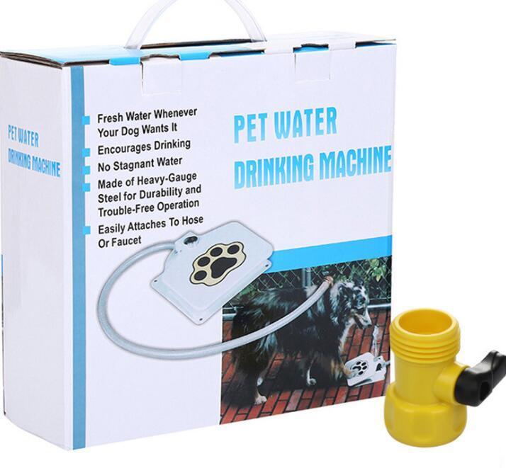 Refreshing Paws Outdoor Step - On Dog Water Fountain - Hose Connected - Pets Perfect