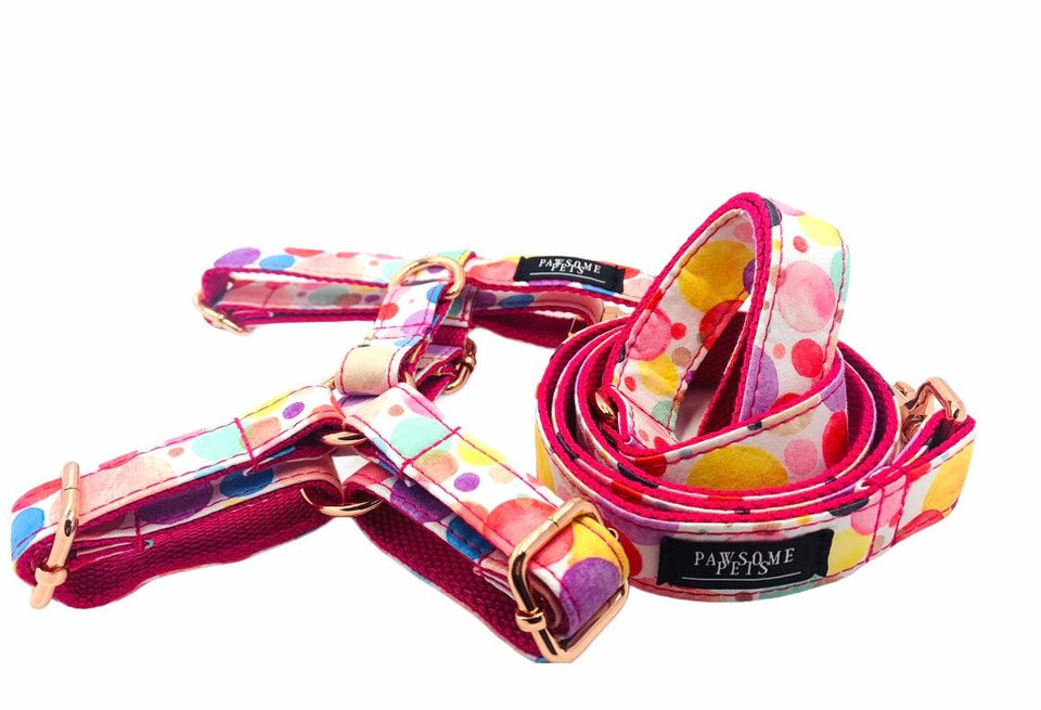 Step-in Dog Harness, Oh My Bubbles - Pets Perfect