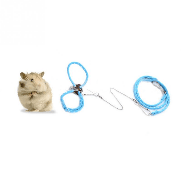 Super Soft Adjustable Hamster Traction Rope With Bell - Pets Perfect