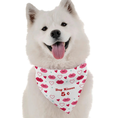 Dog Kisses 5 Cents Dog Bandana by BanDoggie - Pets Perfect
