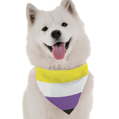 Non Binary Pride Dog Bandana by Bandoggies - Pets Perfect
