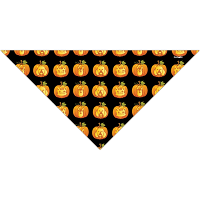 BanDoggie Jack-O-Lanterns Halloween Dog Bandana - Soft Microfiber, USA Made - Pets Perfect