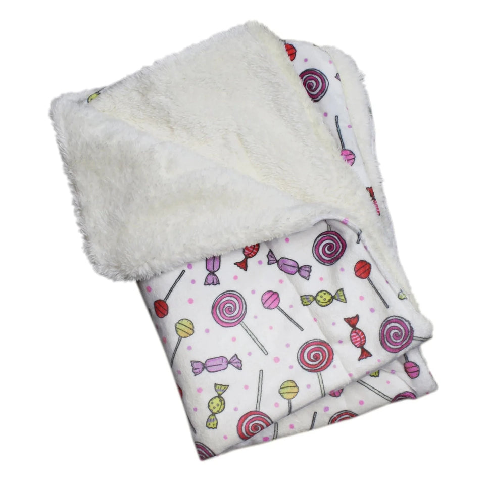 Ultra Soft Minky/Plush Sweet Candies Blanket - Pets Perfect