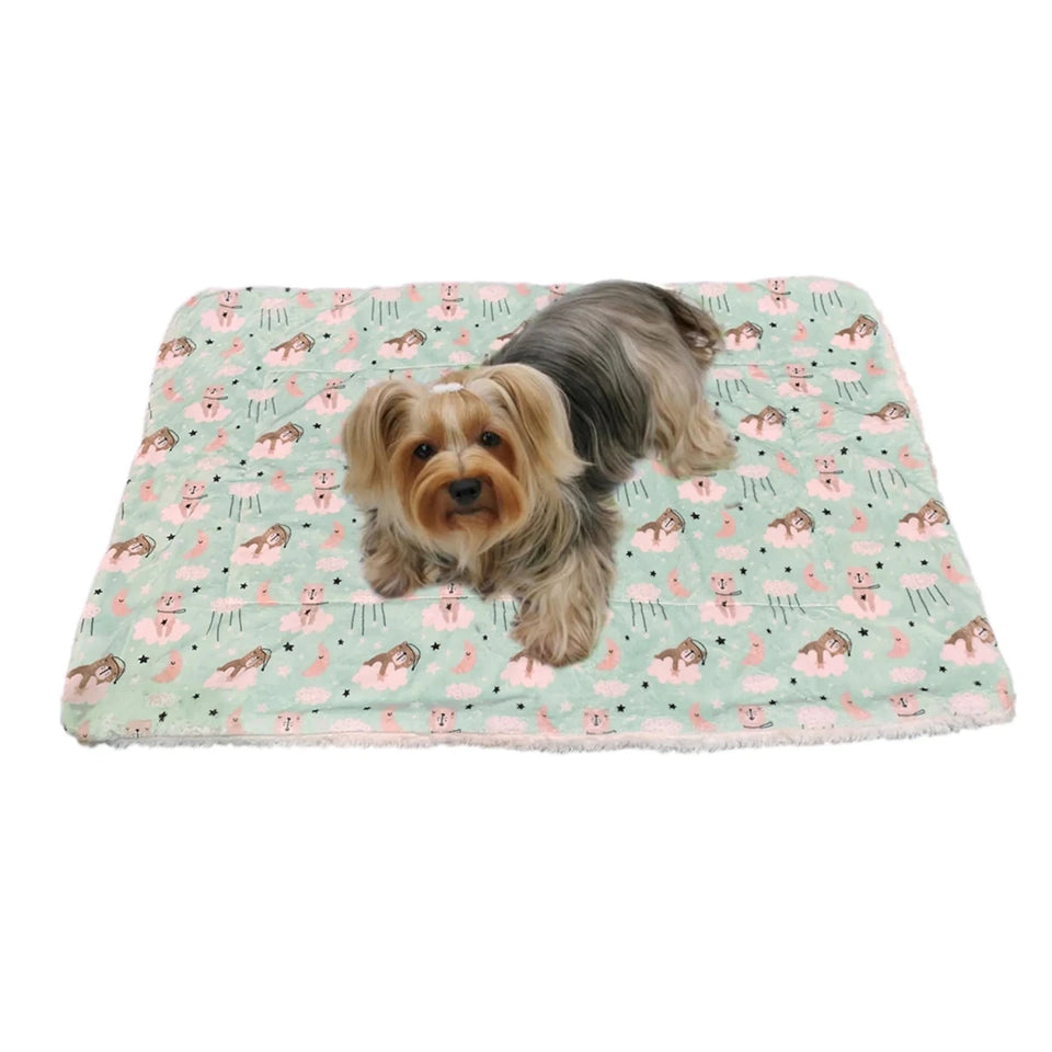 Ultra Soft Minky/Plush Bedtime Bears Blanket - Pets Perfect