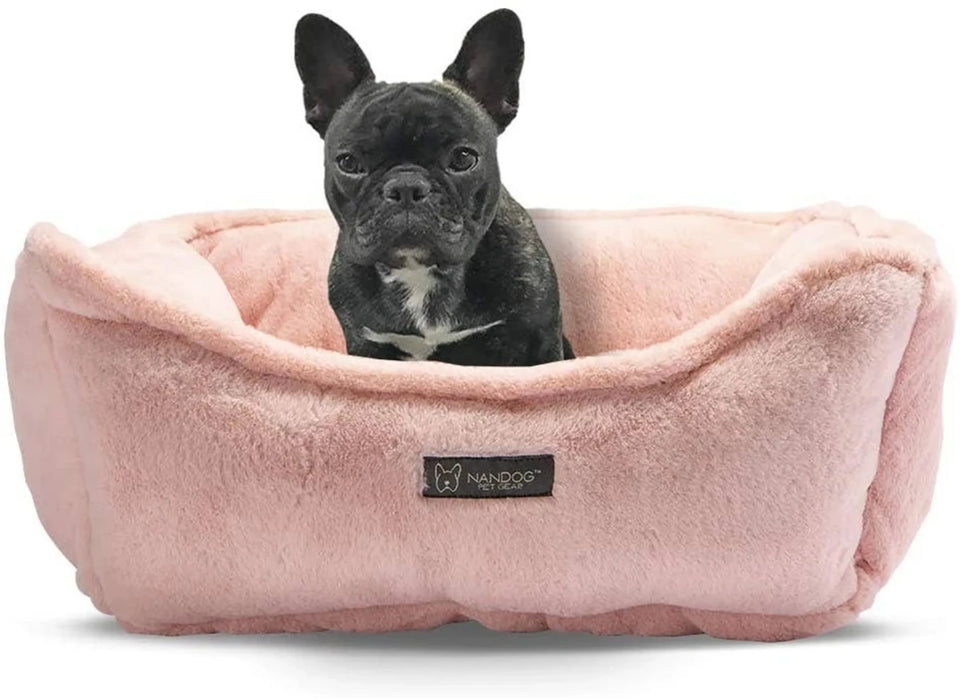 NANDOG Cloud Reversible Bed -PINK - Pets Perfect