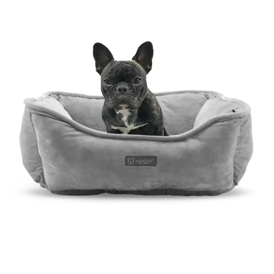 NANDOG Reversible Micro-Plush Fabric Pet Bed - Pets Perfect