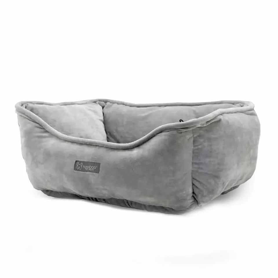 NANDOG Reversible Micro-Plush Fabric Pet Bed - Pets Perfect