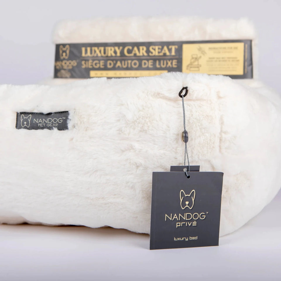NANDOG Car Seat Cloud (Ivory) - Pets Perfect