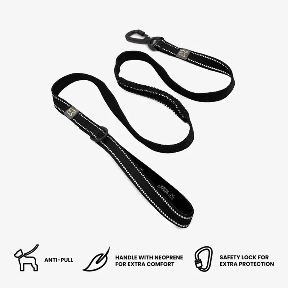NANDOG Anti-Push Sport Dog Leash With Neoprene Handle - Pets Perfect