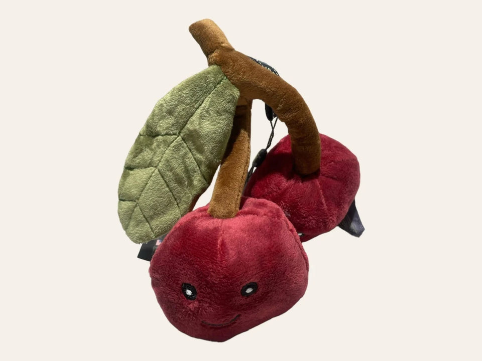NANDOG My BFF Small Cherry Plush Dog Toy - Pets Perfect