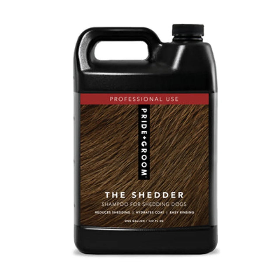 PRIDE+GROOM The Shedder Dog Shampoo - Moisturizing Formula for Fur-Coat Breeds - Pets Perfect