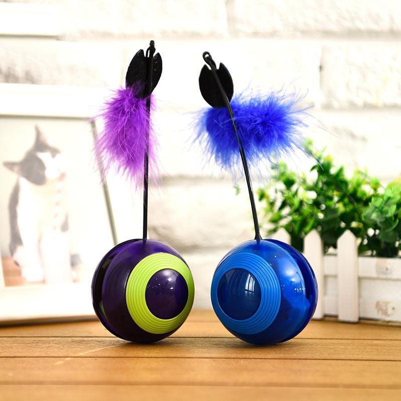 Interactive Feathered Pet Tumbler: Engage And Entertain Your Furry Friend! - Pets Perfect