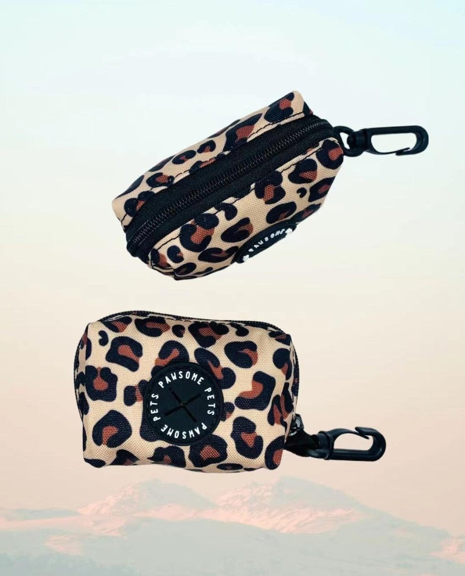 Dog Waste Bag Holder, Leopard, view 5