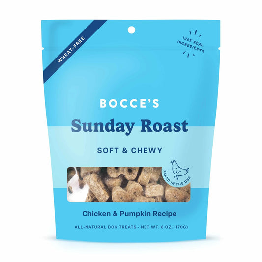 Bocce's Bakery Sunday Roast - Chicken Pumpkin Soft Snacks (6oz)