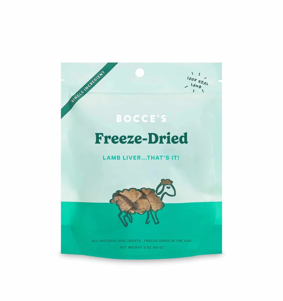 Bocce's Bakery Lamb Liver Freeze-Dried Dog Treats 3 oz - Pets Perfect