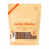 Turkey Sweet Potato Jerky Sticks for Dogs - All Natural USA Made Dog Treats 4oz