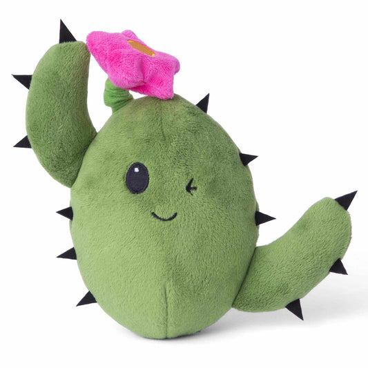 BARK Consuela the Cactus - Plush Squeaky Dog Toy with Rip & Reveal Layer