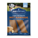 Natural Rawhide Alternative Dog Chews - Peanut Butter Flavor for Dental Health & Long-Lasting Chewing