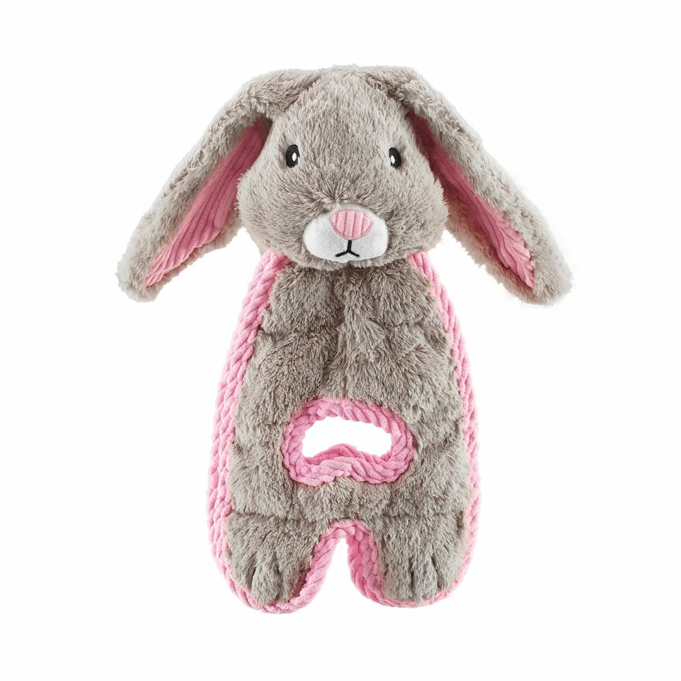 Outward Hound Cuddle Tugs Bunny Plush Dog Toy - Pets Perfect
