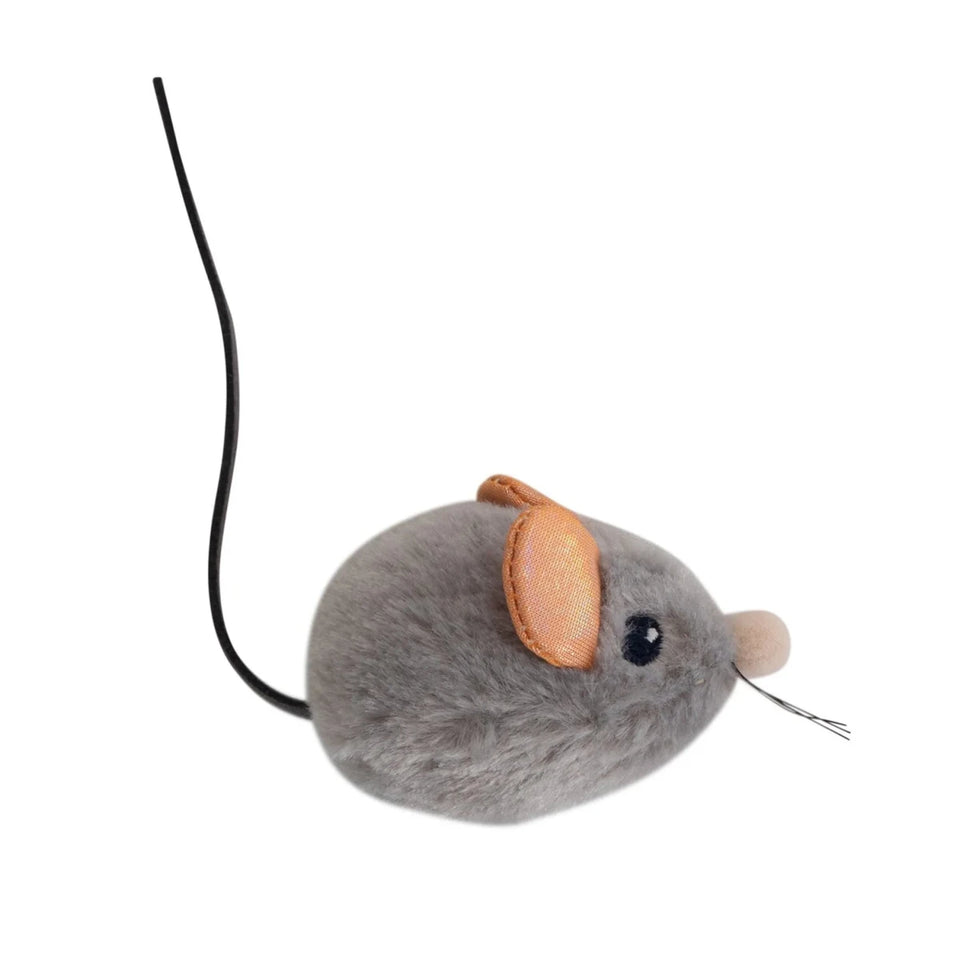 Catstages Squeak Squeak Mouse Grey Cat Toy - Pets Perfect