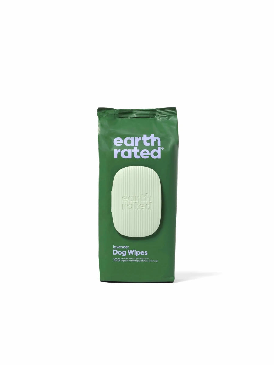 Earth Rated Lavender Dog Grooming Wipes 100 ct - Pets Perfect