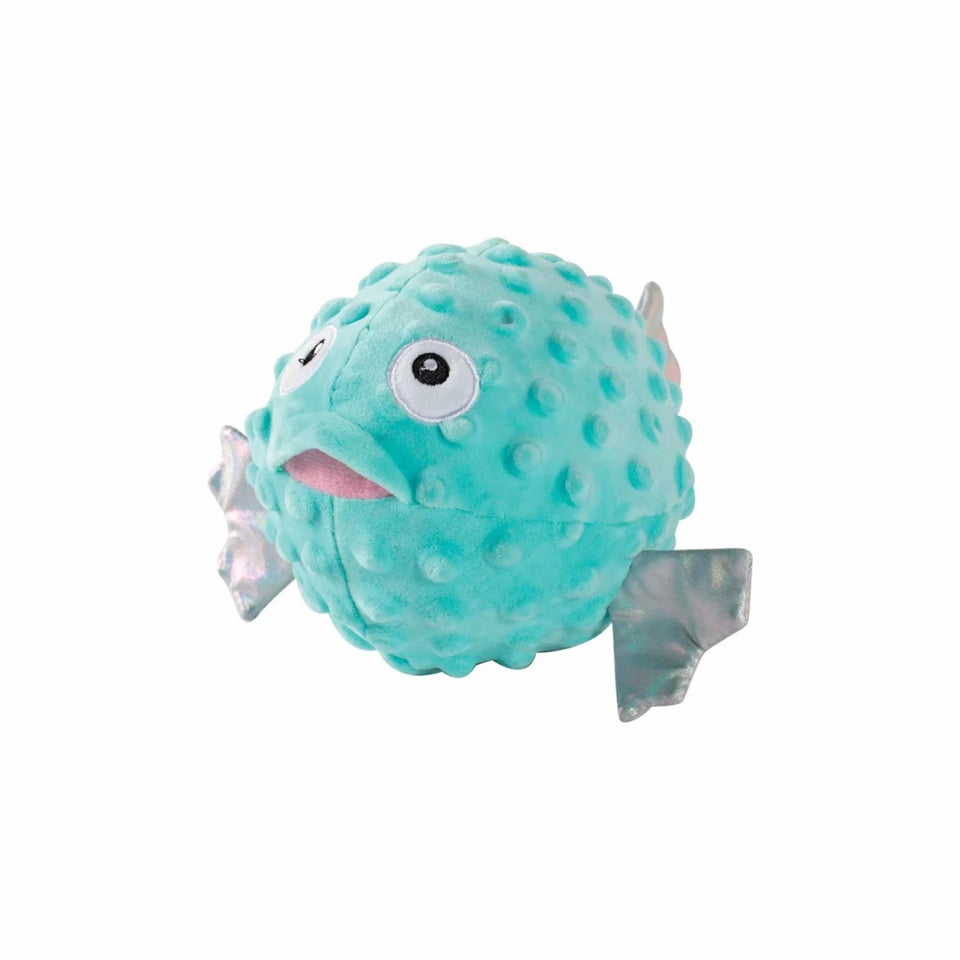 PetShop by Fringe Studio Puffed Up Puffer Fish Plush Dog Toy - Pets Perfect