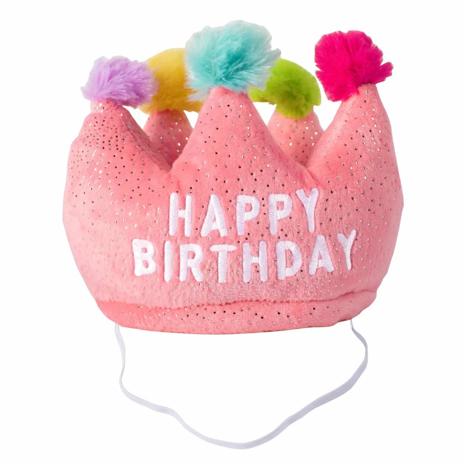 PetShop by Fringe Studio If The Crown Fits - Birthday Crown Dog Toy - Pets Perfect