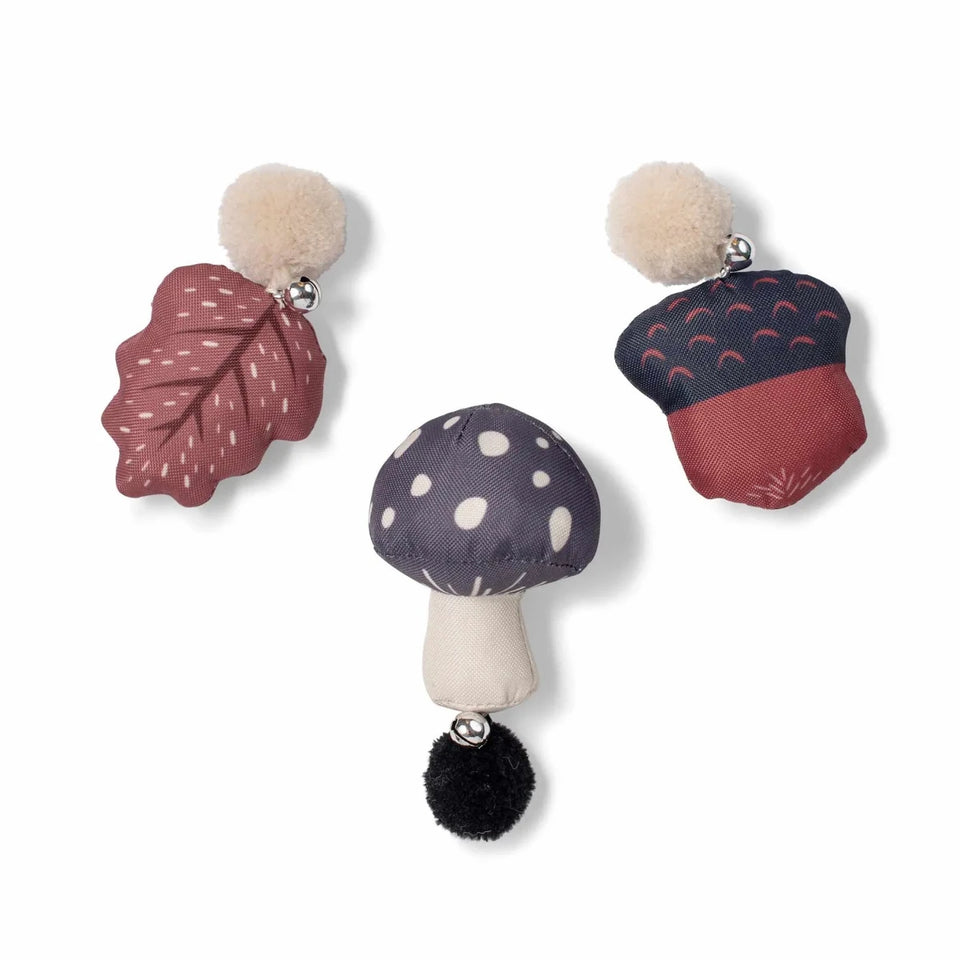 PetShop by Fringe Studio Forest Finds Cat Toy Set 3pc - Pets Perfect