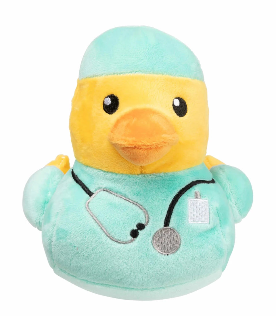 FuzzYard Ducktor Plush Dog Toy - Pets Perfect