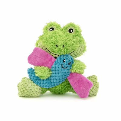 GURU Pet Company Loveys Frog Plush Dog Toy Medium - Pets Perfect