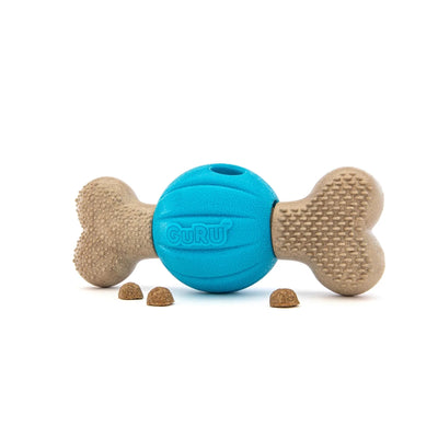 GURU Pet Company Spin & Chew Bacon Bone Dental Dog Toy - Pets Perfect