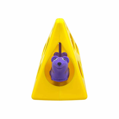 KONG Rewards Rocker Cheese Cat Toy - Pets Perfect