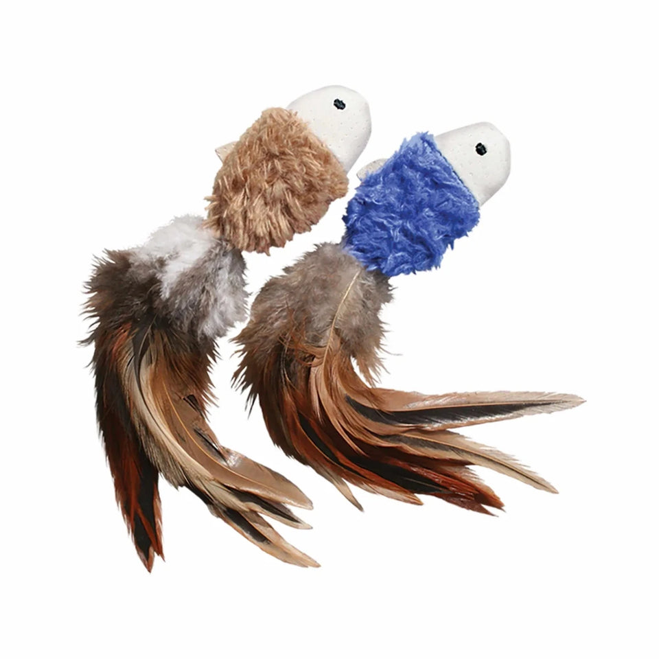 KONG Naturals Crinkle Fish Cat Toy 2 ct Assorted - Pets Perfect