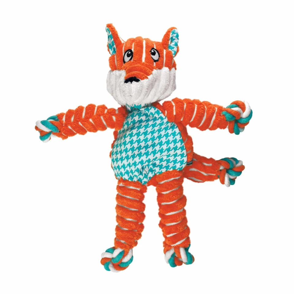 KONG Floppy Knots Fox Dog Rope Dog Toy - Pets Perfect
