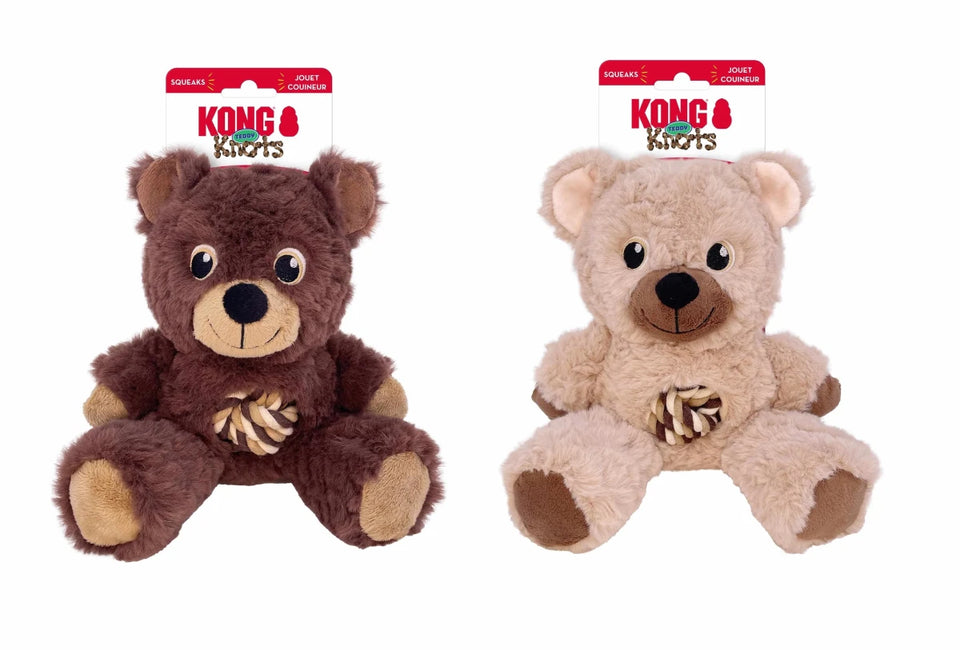KONG Knots Teddy Dog Rope Dog Toy Assorted - Pets Perfect