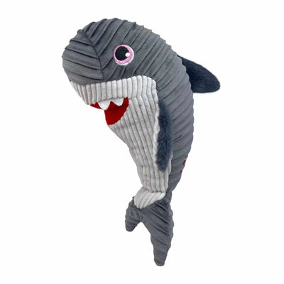 KONG Cuteseas Rufflez Shark Dog Plush Dog Toy Medium/Large - Pets Perfect