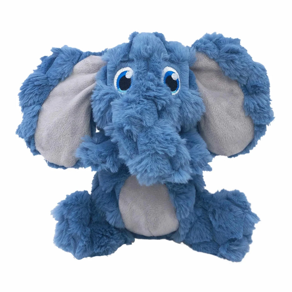 KONG Scrumplez Elephant Dog Plush Dog Toy Medium - Pets Perfect